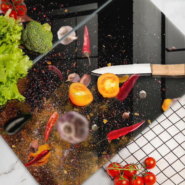 Skyddsplatta för spis Heta kryddor