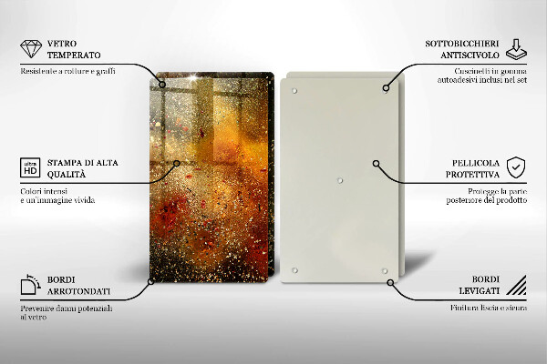 Skyddsplatta för spis Färgglada kryddor