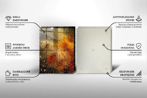 Skyddsplatta för spis Färgglada kryddor