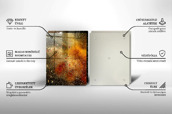 Skyddsplatta för spis Färgglada kryddor