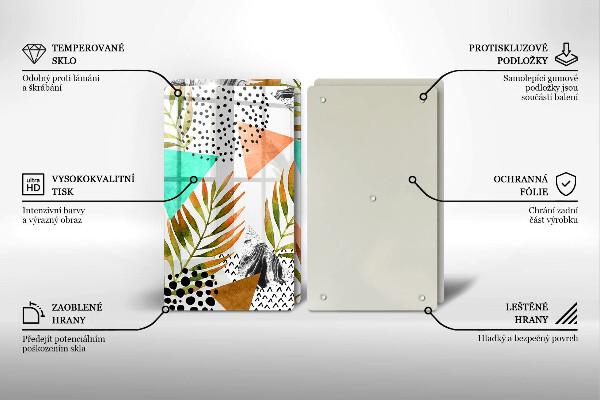 Kokkärlskydd Boho lövmönster