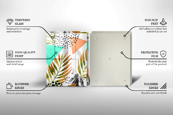 Kokkärlskydd Boho lövmönster