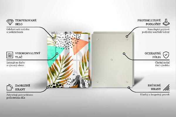 Kokkärlskydd Boho lövmönster