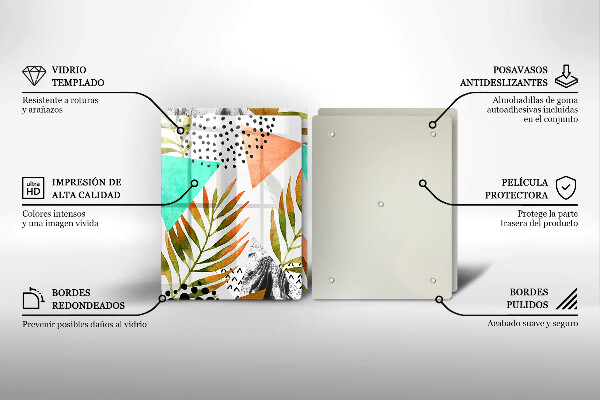 Kokkärlskydd Boho lövmönster