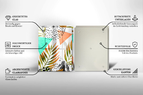 Kokkärlskydd Boho lövmönster