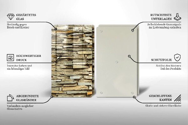 Glashällskydd Dekorativa stenar