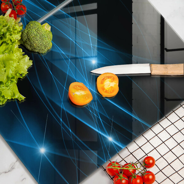 Kokkärlskydd Abstrakt blå rök