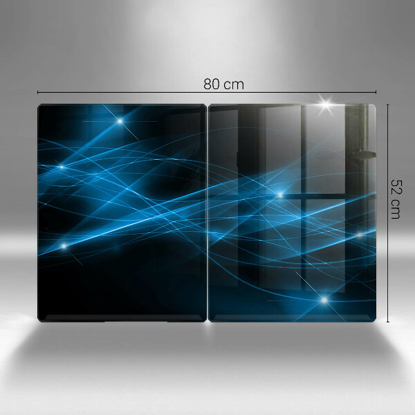 Kokkärlskydd Abstrakt blå rök