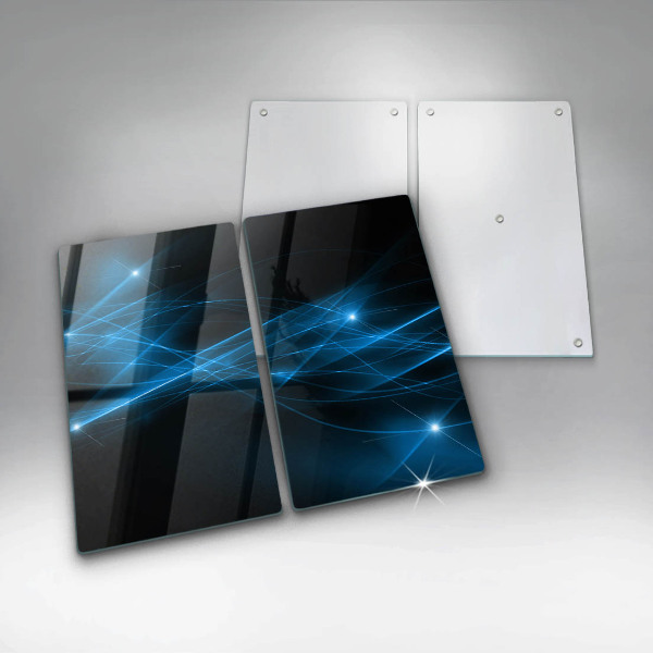 Kokkärlskydd Abstrakt blå rök