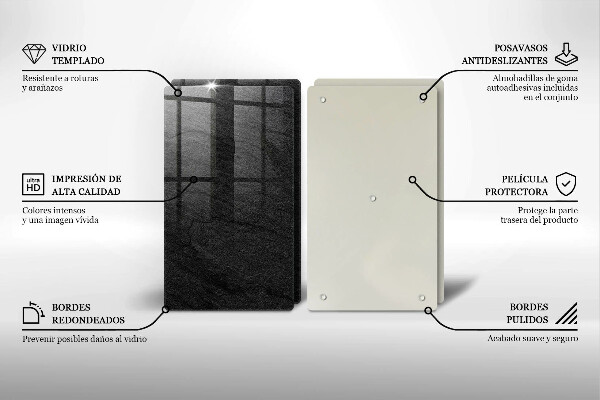 Kokkärlskydd Sten textur