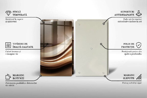 Kokkärlskydd Abstraktion mjuka linjer