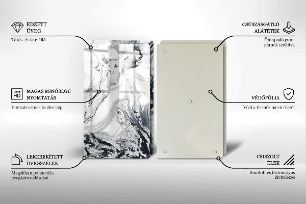 Kokkärlskydd Bläckabstraktion