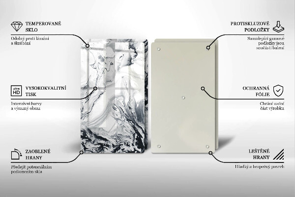 Kokkärlskydd Bläckabstraktion