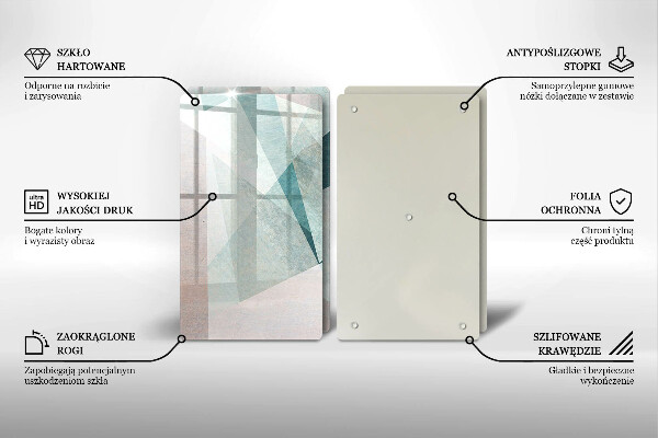 Kokkärlskydd Skarp abstraktion