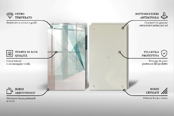 Kokkärlskydd Skarp abstraktion