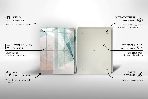 Kokkärlskydd Skarp abstraktion