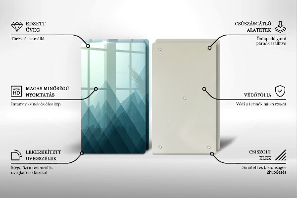 Kokkärlskydd Abstrakta berg