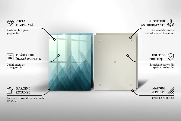 Kokkärlskydd Abstrakta berg