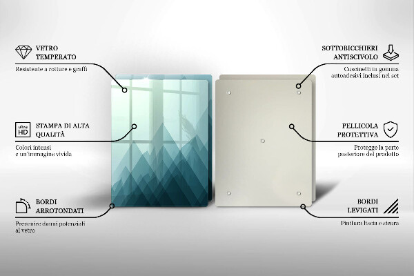 Kokkärlskydd Abstrakta berg