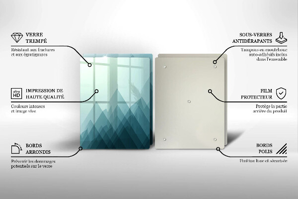 Kokkärlskydd Abstrakta berg