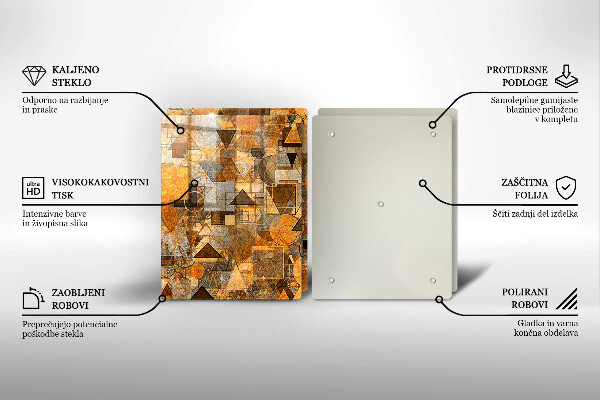 Kokkärlskydd Geometriska former mönster