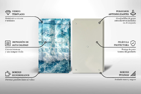 Kokkärlskydd Vatten havsvågor