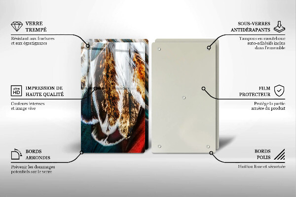 Kokkärlskydd Boho fågelfjädrar