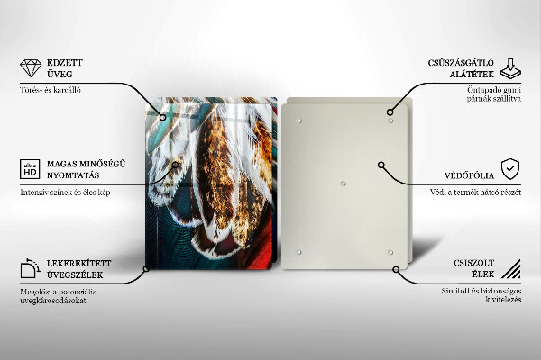 Kokkärlskydd Boho fågelfjädrar