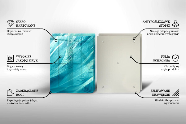 Skydd för induktionsspis Fina fjädrar