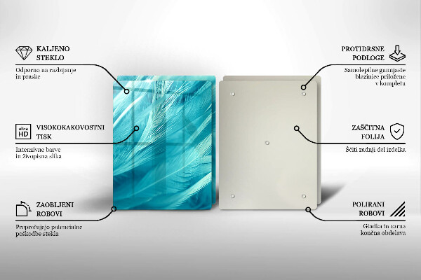 Skydd för induktionsspis Fina fjädrar