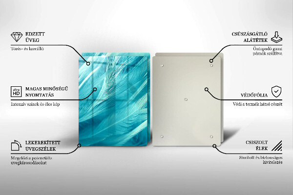 Skydd för induktionsspis Fina fjädrar