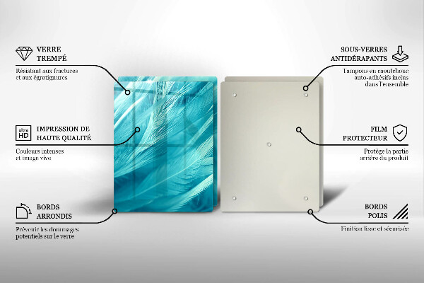 Skydd för induktionsspis Fina fjädrar