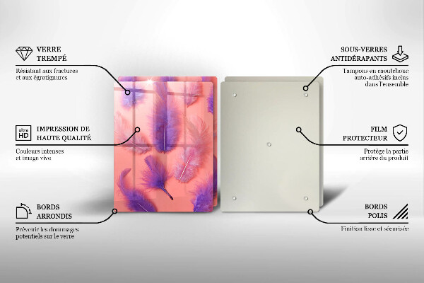 Skydd för spis Fluffiga fjädrar