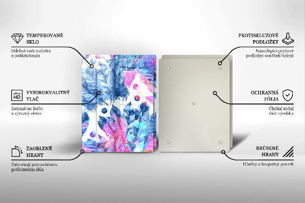 Skydd för spis Boho fjäder illustration