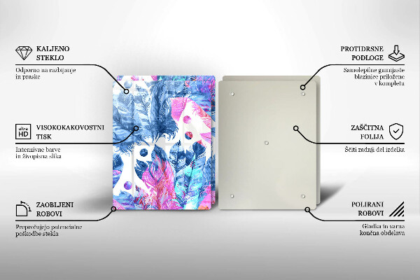 Skydd för spis Boho fjäder illustration