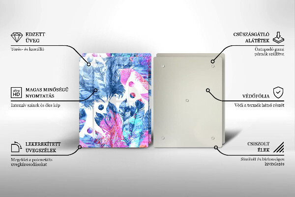 Skydd för spis Boho fjäder illustration