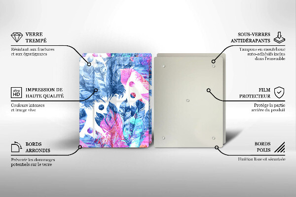 Skydd för spis Boho fjäder illustration