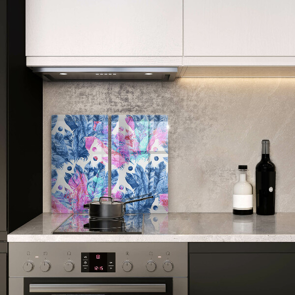 Skydd för spis Boho fjäder illustration