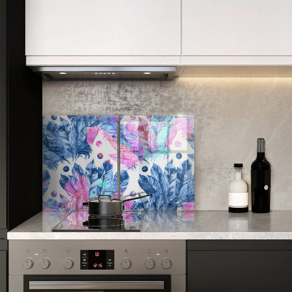 Skydd för spis Boho fjäder illustration