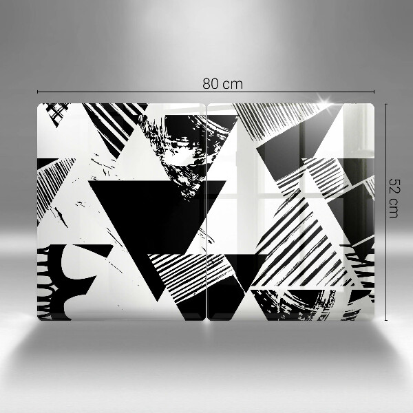 Skydd för spis Geometriska trianglar