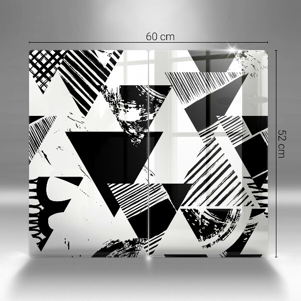 Skydd för spis Geometriska trianglar