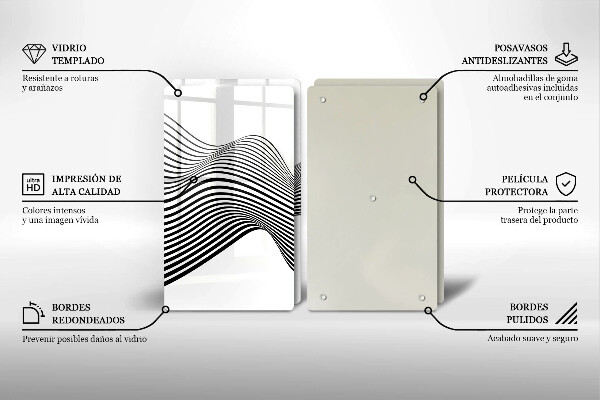 Skydd för spis Linjär abstraktion