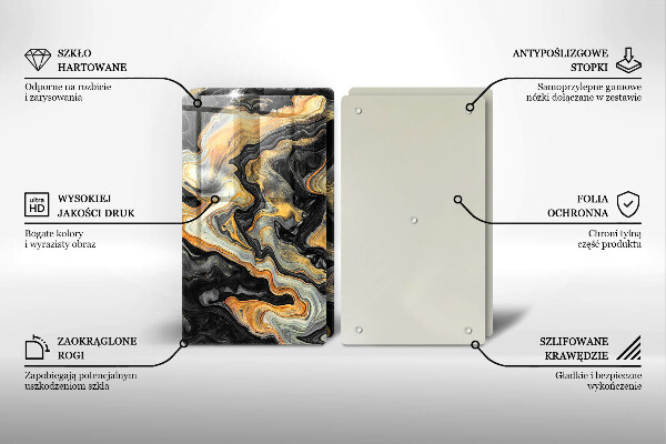 Kokkärlskydd Abstrakt struktur