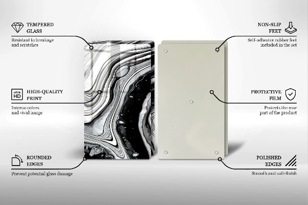 Kokkärlskydd Bläckabstraktion