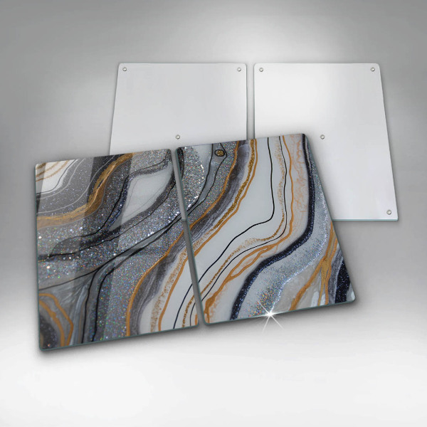 Skydd för induktionsspis sten med guld