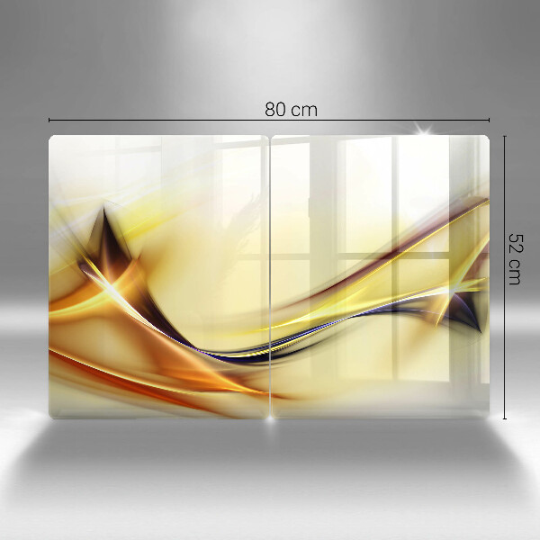 Glashällskydd Abstraktion ljusa linjer