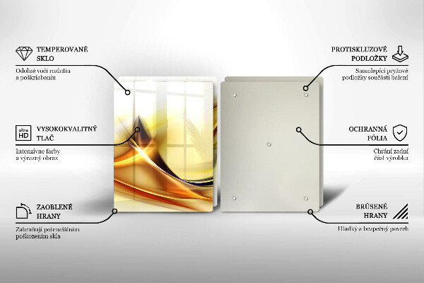 Glashällskydd Abstraktion ljusa linjer