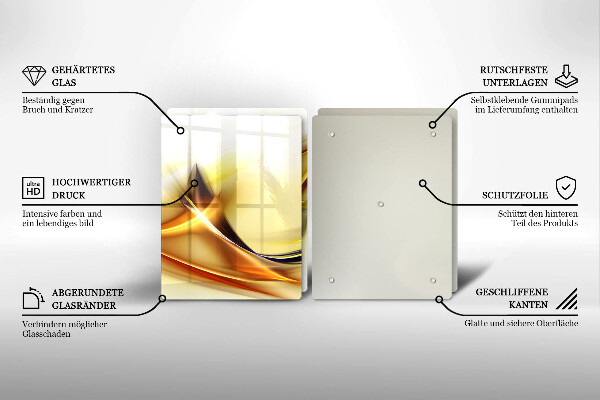 Glashällskydd Abstraktion ljusa linjer