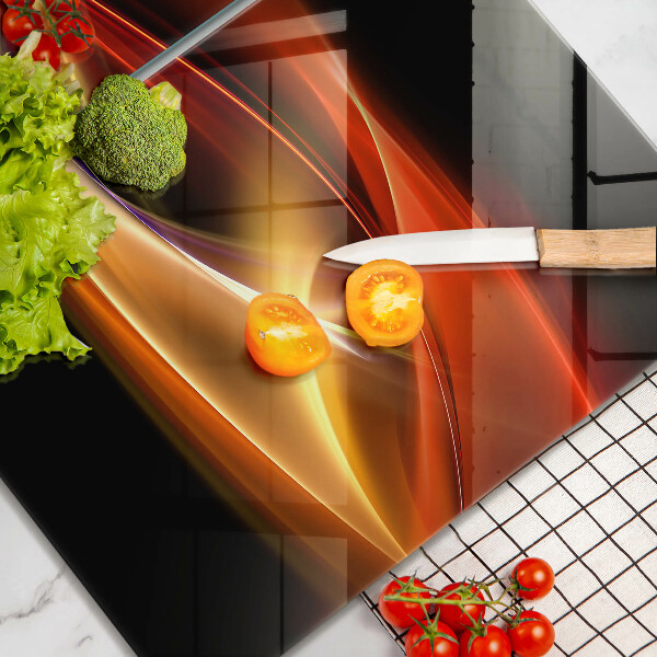 Kokkärlskydd Abstrakt rök och ljus