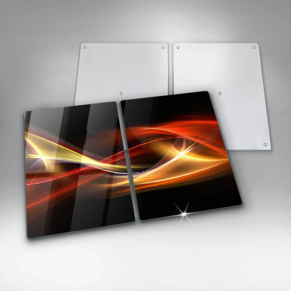 Kokkärlskydd Abstrakt rök och ljus